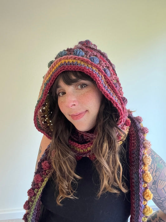 Fable Hooded Scarf Crochet Pattern