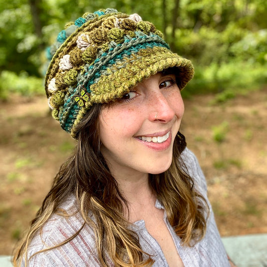 Wobble Bobble Cap Crochet Pattern