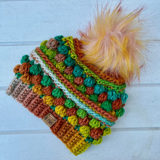 Citrus Wobble Bobble Beanie