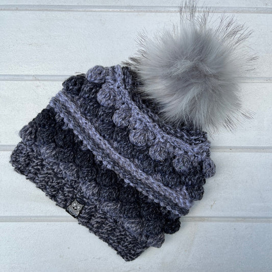 Cloudy Day Wobble Bobble Beanie