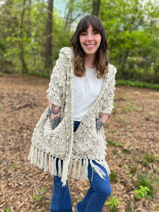 Fable Pocket Shawl with Hood