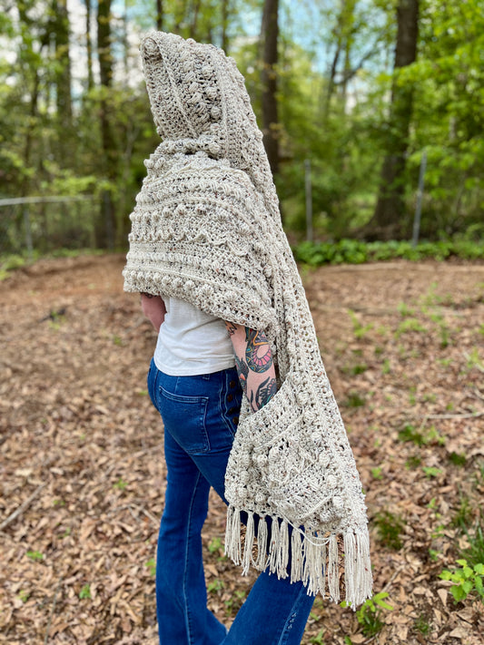 Fable Pocket Shawl Crochet Pattern