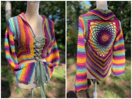 Dreamcatcher Mandala Vest & Sweater - Crochet Pattern