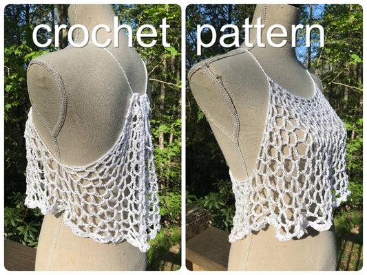 Cascade Crop Top & Dress - Crochet Pattern