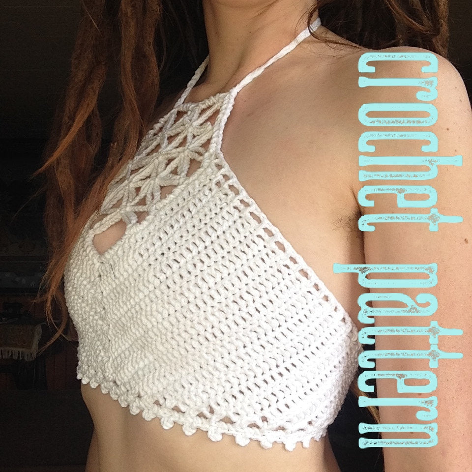 Flower of Life Crochet Crop Top V2.0 PATTERN - Crochet Pattern