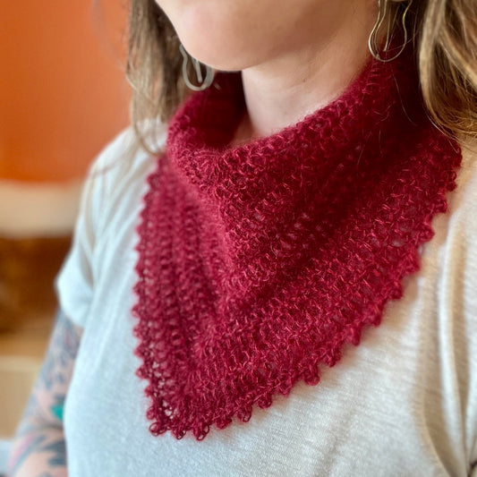 Crochet Bandana Pattern / Wanderlust Kerchief