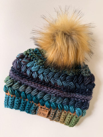 Waterlily Puff Stitch Hat