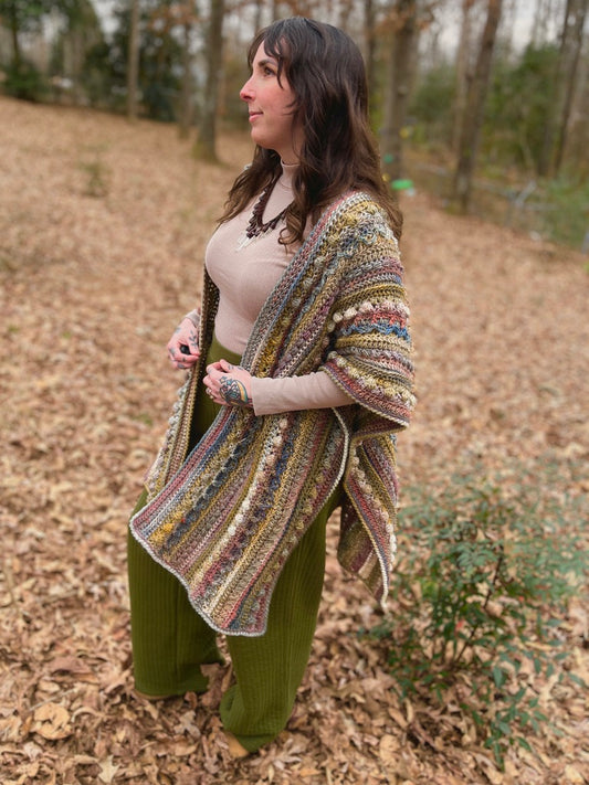 Fable Ruana Crochet Pattern