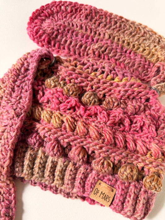 Pink Wobble Bobble Bunny Hat