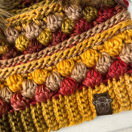Autumn Wobble Bobble Beanie