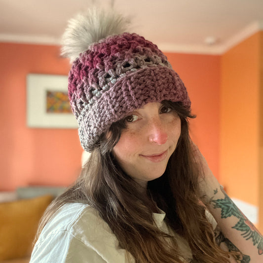 Ombre Alpine Stitch Hat