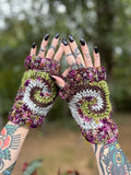 Willow Swirl Fingerless Gloves