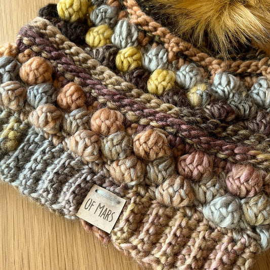 Desert Rose Wobble Bobble Beanie