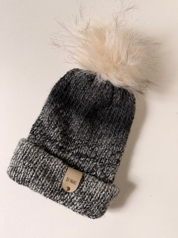 Grey Knit Hat