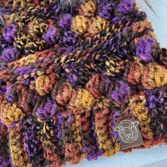 Granite Wobble Bobble Beanie