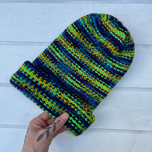 Seafoam Knit Hat - no pom!