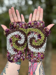Willow Swirl Fingerless Gloves