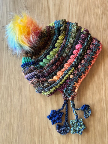 Rainbow Mashup Bonnet