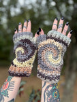 Merle Swirl Fingerless Gloves