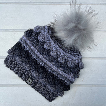Cloudy Day Wobble Bobble Beanie
