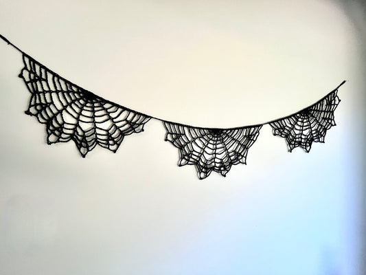 Spiderweb Bunting Crochet Pattern