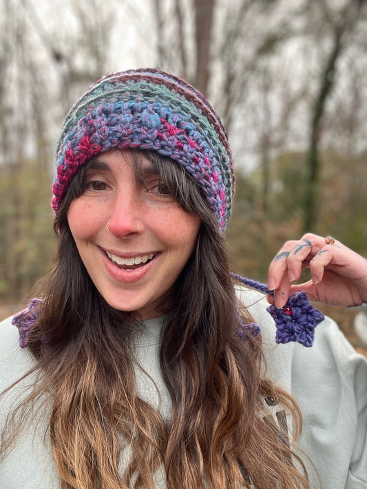 Blurple Slouchy Bonnet