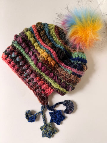 Rainbow Mashup Bonnet