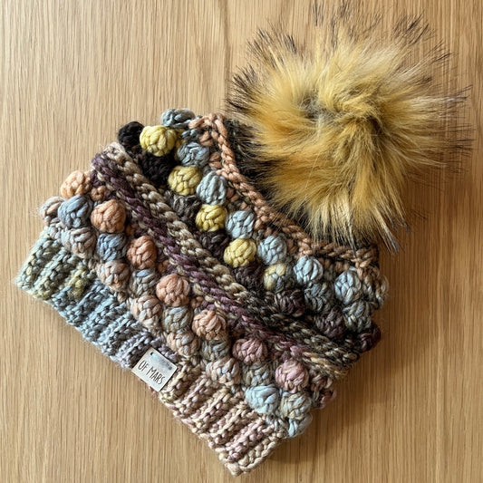 Desert Rose Wobble Bobble Beanie