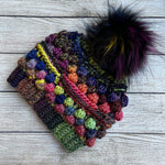 Rainbow Wobble Bobble Beanie