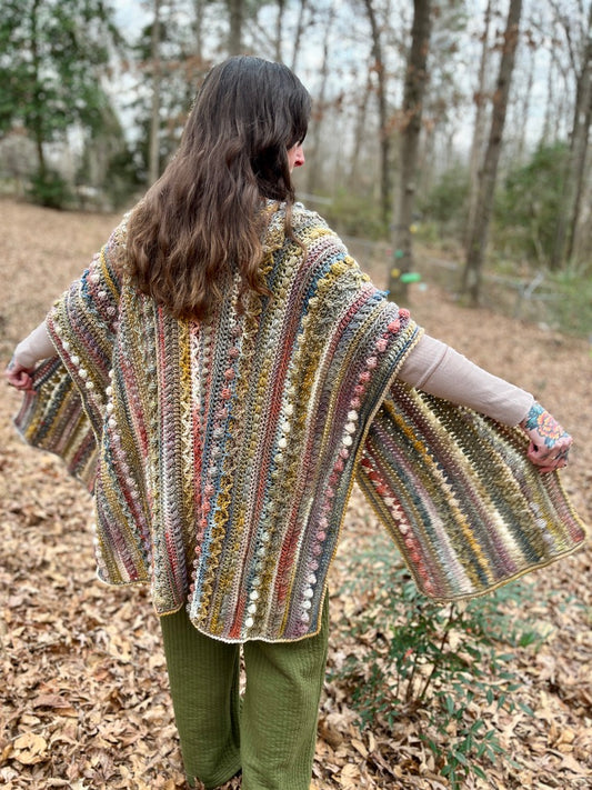 Fable Ruana Crochet Pattern