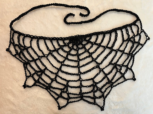 Spiderweb Hair Scarf Crochet Pattern