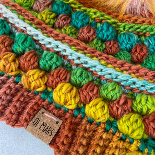 Citrus Wobble Bobble Beanie