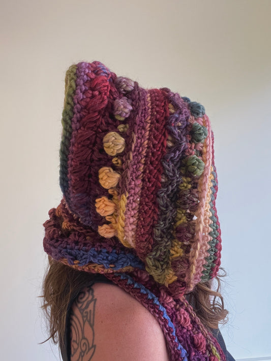 Fable Hooded Scarf Crochet Pattern