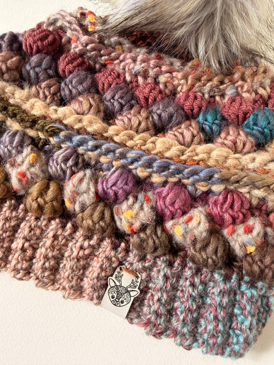 Scrappy Wobble Bobble Beanie