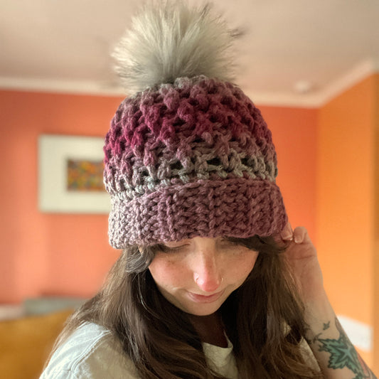 Ombre Alpine Stitch Hat
