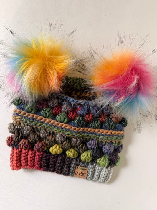 Scrappy Wobble Bobble Beanie