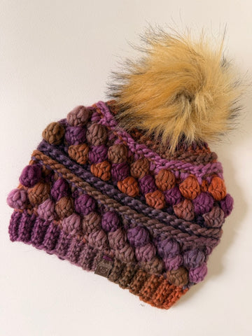 Autumn Wobble Bobble Beanie
