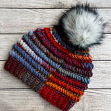 Firecracker Puffer Beanie