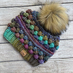 Earthy Wobble Bobble Beanie