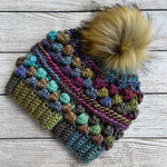 Earthy Wobble Bobble Beanie
