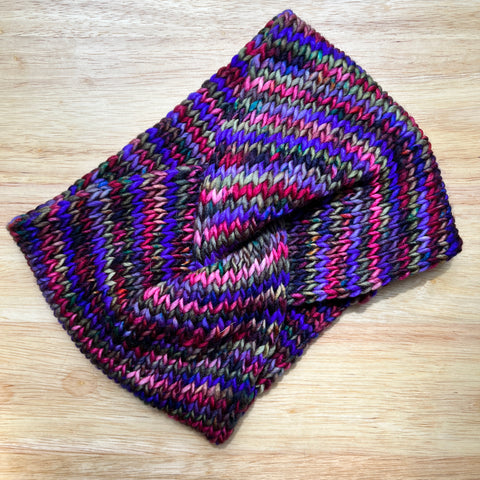 Hand-dyed Merino Twist Knit Headband