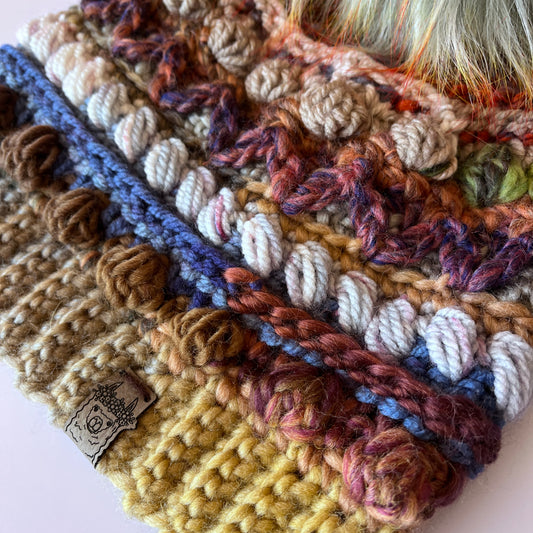 Scrappy Wobble Bobble Beanie