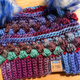 Blurple Wobble Bobble Beanie