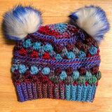 Blurple Wobble Bobble Beanie