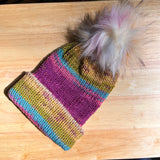 Wildflowers Knit Hat