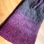 Purple Ombre Knit Hat