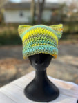Lemon Lime Kitty Hat