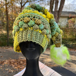 Lemon Lime Bobble Pixie Hat