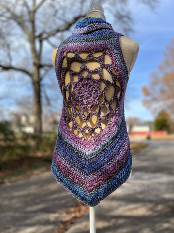 Mandala vest crochet pattern free sales