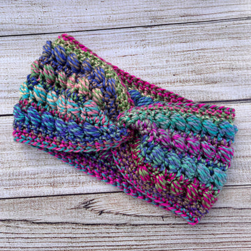 Gumdrop Twist Headband Crochet Pattern